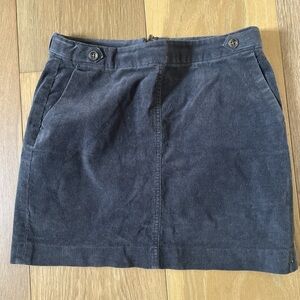 Banana Republic Dark Gray Mini Skirt